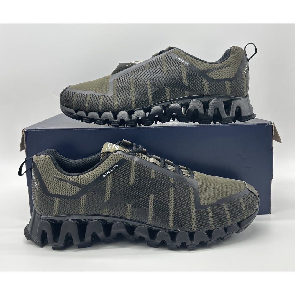 Reebok Zigwild TR 6 Trail Running‎ Shoes Green Black Men's 11.5 100038907